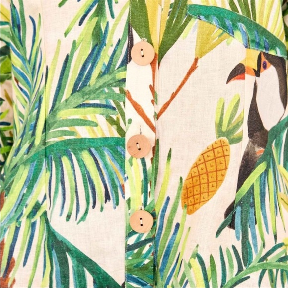 FARM RIO Toucan Paradise Romper - Picture 4 of 9